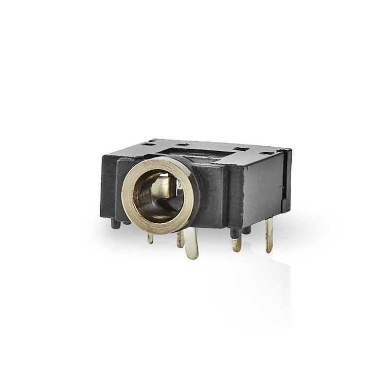 Nedis CAVC22991BK Bevestiging Voor Stereo-audiobehuizing 3,5 Mm Female 25 Stuks Zwart