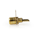 Nedis CAVC24922GD Rca-connector Rca Female 25 Stuks Goud
