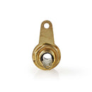 Nedis CAVC24922GD Rca-connector Rca Female 25 Stuks Goud