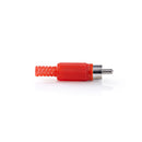 Nedis CAVC24905RD Rca-connector Rca Male 25 Stuks Rood