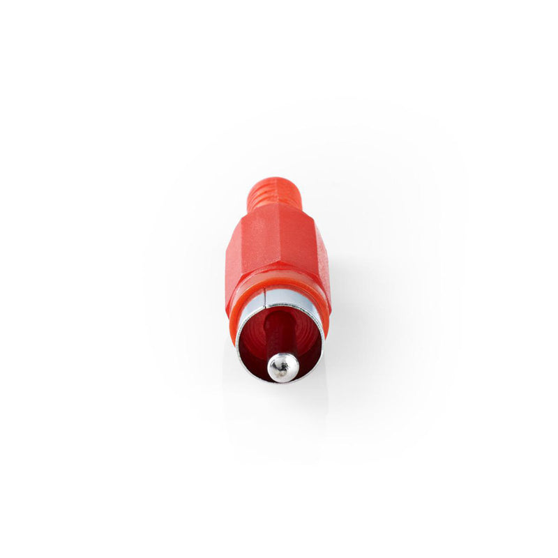 Nedis CAVC24905RD Rca-connector Rca Male 25 Stuks Rood