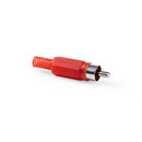 Nedis CAVC24905RD Rca-connector Rca Male 25 Stuks Rood