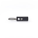 Nedis CAVC26900BK Banaanstekker Banaanstekker, Male 25 Stuks Zwart