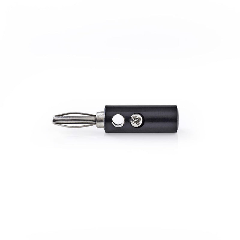 Nedis CAVC26900BK Banaanstekker Banaanstekker, Male 25 Stuks Zwart