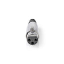 Nedis CAVC15902ME Xlr-connector Xlr 3-pins Female 25 Stuks Metaal