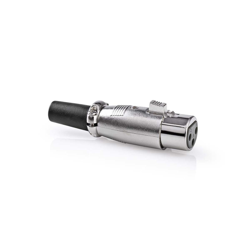 Nedis CAVC15905ME Xlr-connector Xlr 3-pins Female Met Schroefklem 25 Stuks Metaal