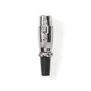 Nedis CAGP15971ME Xlr-connector Xlr 5-pins Female 10 Stuks Metaal