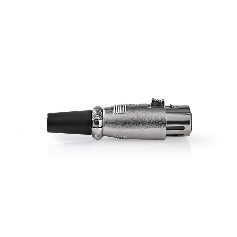 Nedis CAGP15971ME Xlr-connector Xlr 5-pins Female 10 Stuks Metaal