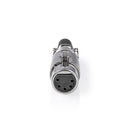 Nedis CAGP15971ME Xlr-connector Xlr 5-pins Female 10 Stuks Metaal