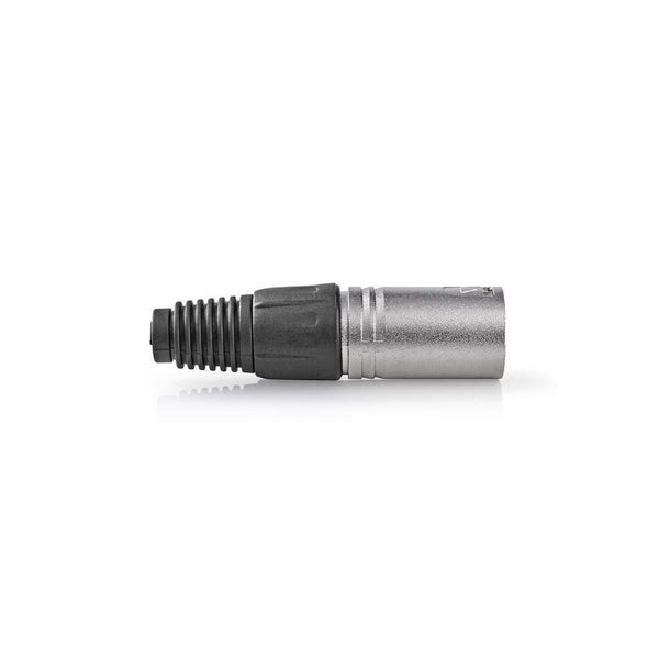 Nedis CAGP15972ME Xlr-connector Xlr 5-pins Male 10 Stuks Metaal