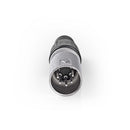 Nedis CAGP15972ME Xlr-connector Xlr 5-pins Male 10 Stuks Metaal
