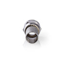 Nedis CSVC41904ME F-connector Mannelijk Voor 6,4mm-coaxkabels 25 Stuks Metaal
