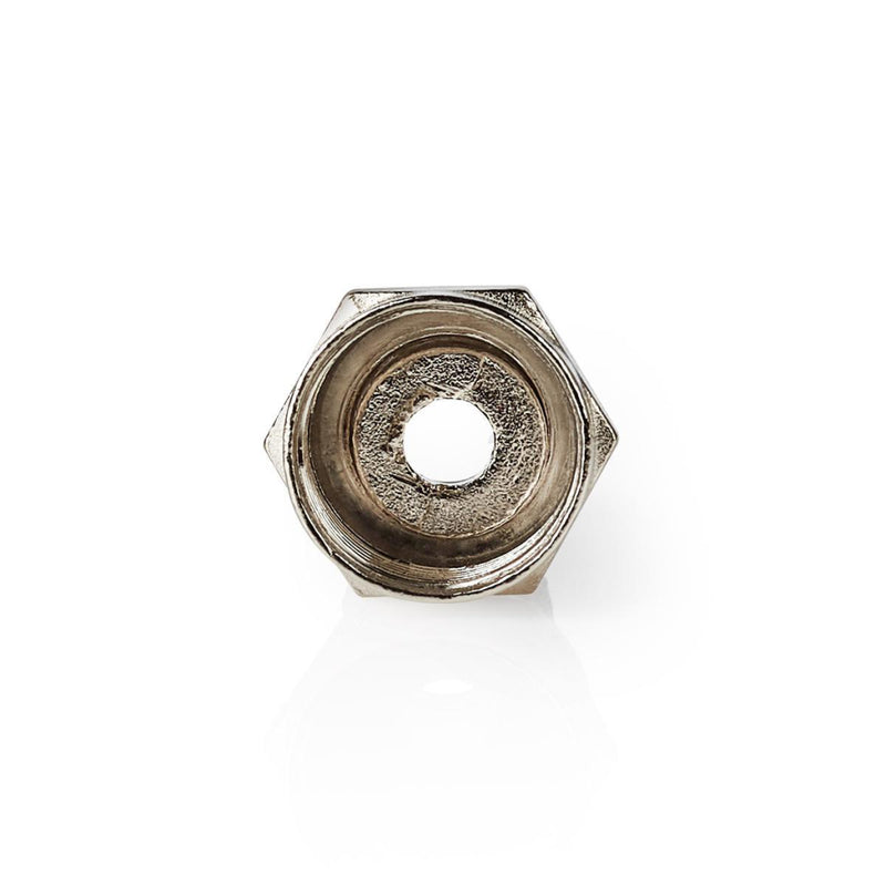 Nedis CSVC41906ME F-connector Mannelijk Voor 5,0mm-coaxkabels 25 Stuks Metaal