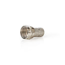 Nedis CSVC41906ME F-connector Mannelijk Voor 5,0mm-coaxkabels 25 Stuks Metaal