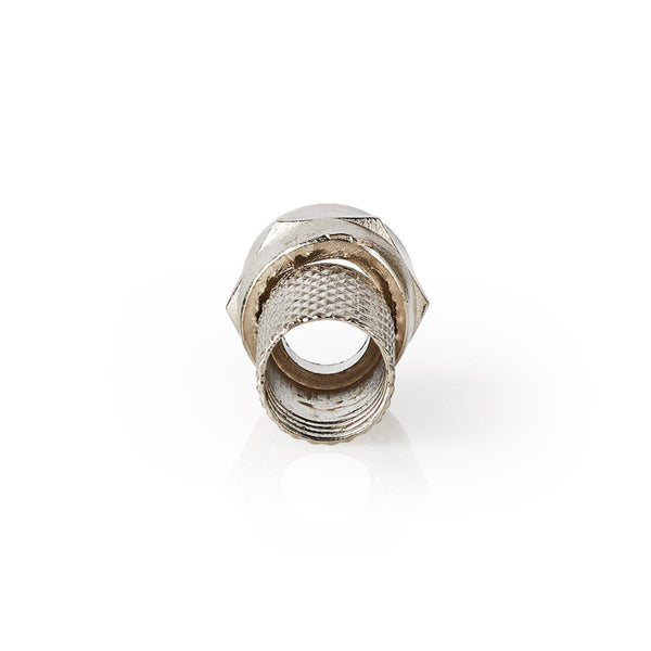 Nedis CSVC41908ME F-connector Mannelijk Voor 7,5mm-coaxkabels 25 Stuks Metaal