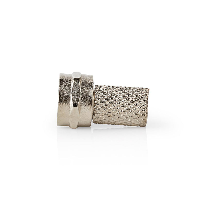 Nedis CSVC41908ME F-connector Mannelijk Voor 7,5mm-coaxkabels 25 Stuks Metaal