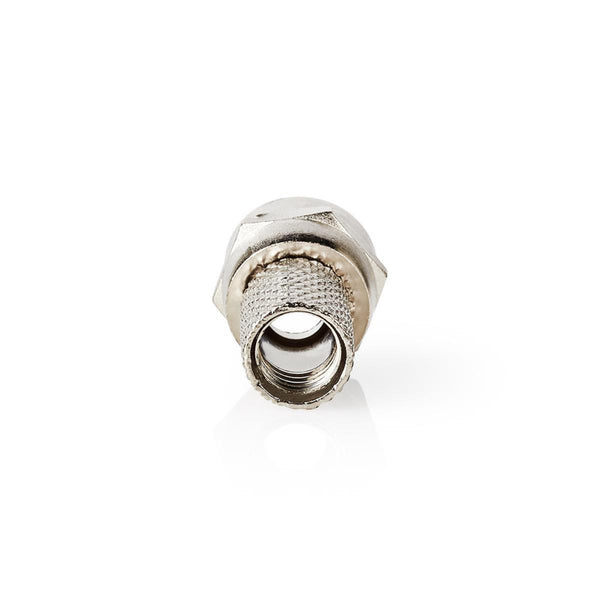 Nedis CSVC41902ME F-connector Mannelijk Voor 7,4mm-coaxkabels 25 Stuks Metaal