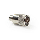 Nedis CSVC43904ME Pl259-connector Mannelijk Voor Rg6 Coaxkabels 25 Stuks Metaal