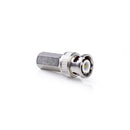 Nedis CVVC01910ME Bnc-connector Mannelijk Voor 6,8mm-coaxkabels 25 Stuks Metaal