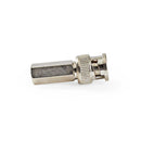 Nedis CVVC01902ME Bnc-connector Mannelijk Voor 5,0mm-coaxkabels 25 Stuks Metaal