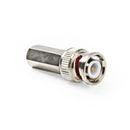 Nedis CVVC01902ME Bnc-connector Mannelijk Voor 5,0mm-coaxkabels 25 Stuks Metaal