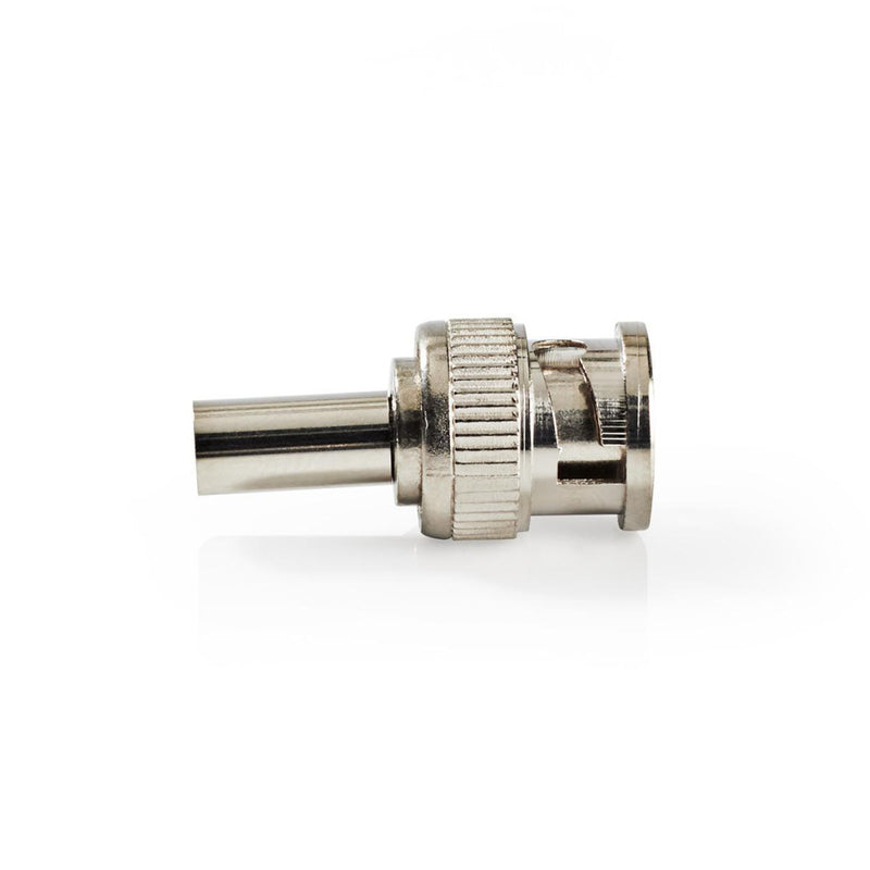 Nedis CVVC01905ME Bnc-connector Mannelijk Voor 6,0mm-coaxkabels 25 Stuks Metaal
