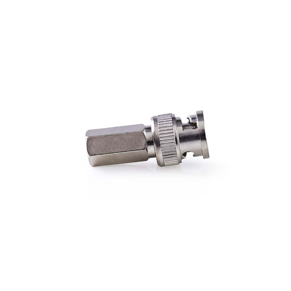 Nedis CVVC01916ME Bnc-connector Mannelijk Voor 7,0mm-coaxkabels 25 Stuks Metaal
