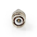 Nedis CVVC01900ME Bnc-connector Mannelijk Voor Rg174 Coaxkabels 25 Stuks Metaal