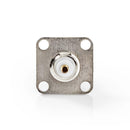 Nedis CVVC01920ME Bnc-chassisbevestiging Bnc Female Vierkant 25 Stuks Metaal