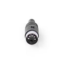 Nedis CAVC20900BK Din-connector 5-pins Male 25 Stuks Zwart