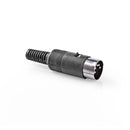 Nedis CAVC20900BK Din-connector 5-pins Male 25 Stuks Zwart