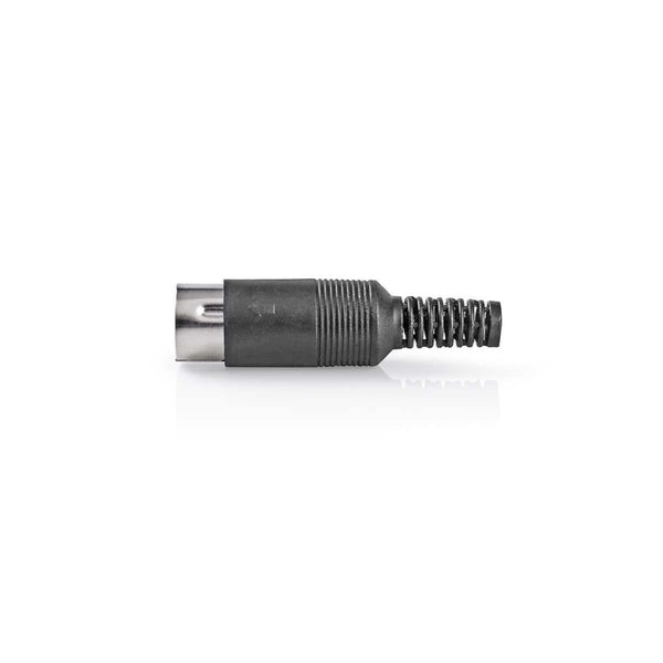 Nedis CAVC20903BK Din-connector 6-pins Male 25 Stuks Zwart