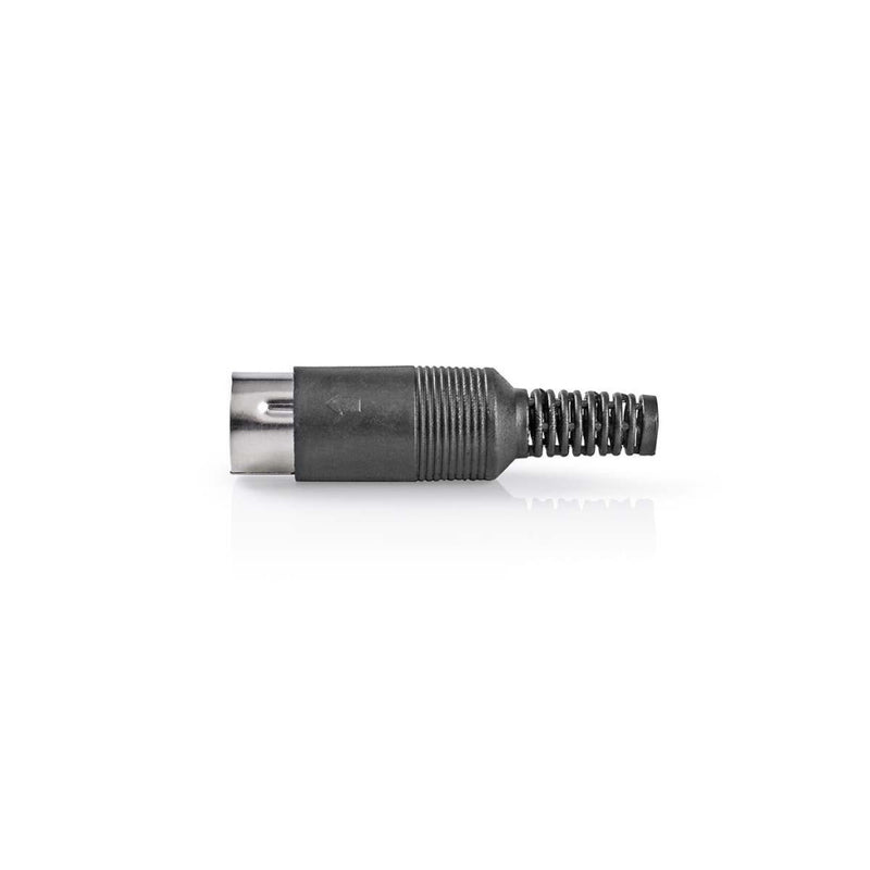 Nedis CAVC20903BK Din-connector 6-pins Male 25 Stuks Zwart