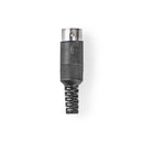 Nedis CAVC20903BK Din-connector 6-pins Male 25 Stuks Zwart