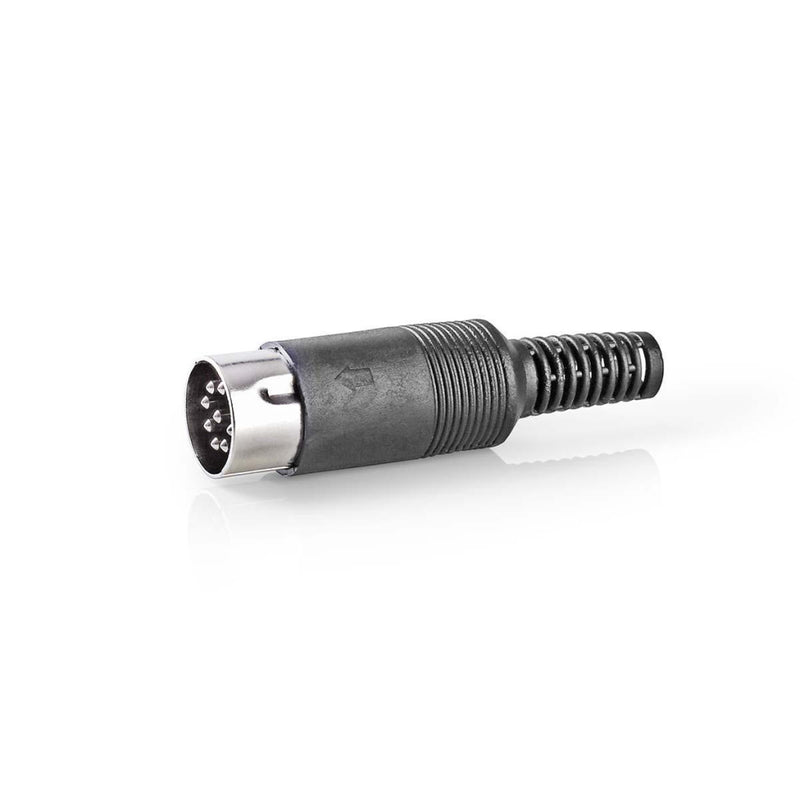 Nedis CAVC20903BK Din-connector 6-pins Male 25 Stuks Zwart
