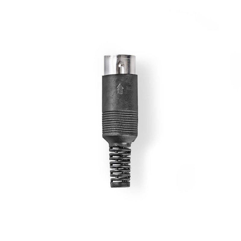 Nedis CAVC20906BK Din-connector 8-pins Male 25 Stuks Zwart