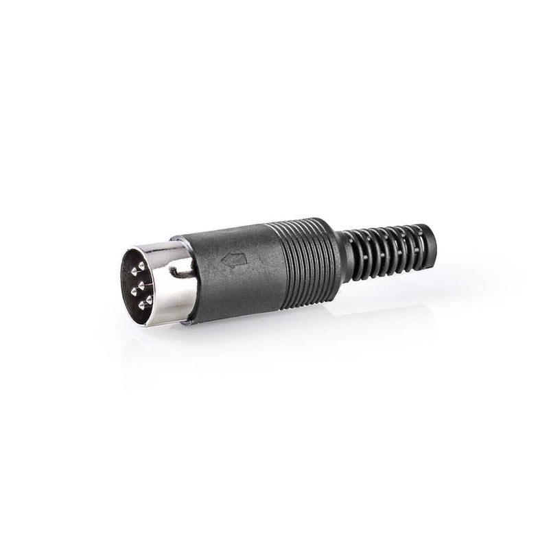 Nedis CAVC20906BK Din-connector 8-pins Male 25 Stuks Zwart
