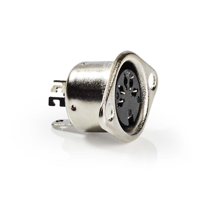 Nedis CAVC20901BK Din-connector 5-pins Female 25 Stuks Zwart
