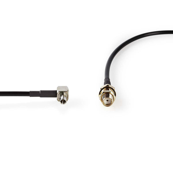 Nedis CSGP02125BK02 Sma-adapterkabel Sma Female - Ts9 Male 0,20 M Zwart