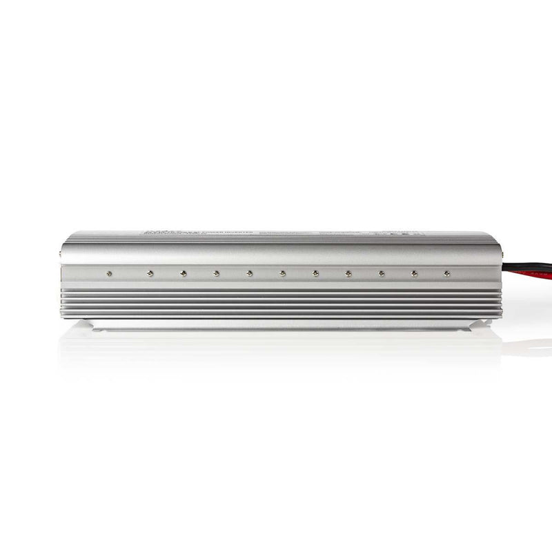 Nedis PIMS170012 Stroomomvormer Gemodificeerde Sinusgolf 12 V Dc - 230 V Ac 1700 W 2x Schuko-uitgan