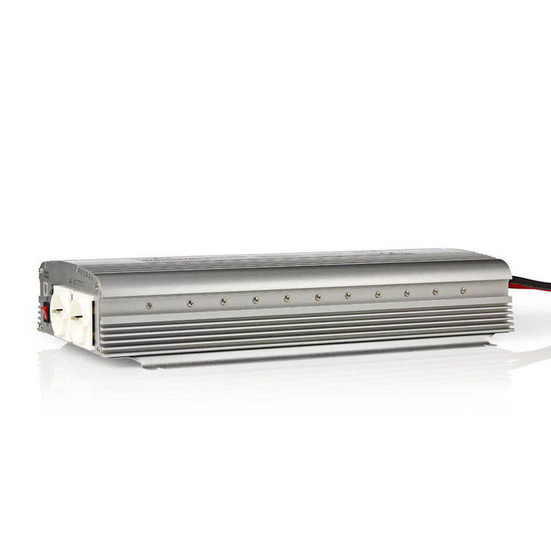 Nedis PIMS170012 Stroomomvormer Gemodificeerde Sinusgolf 12 V Dc - 230 V Ac 1700 W 2x Schuko-uitgan