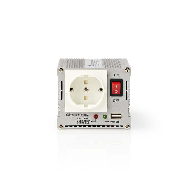 Nedis PIMS30012 Stroomomvormer Gemodificeerde Sinusgolf 12 V Dc - 230 V Ac 300 W 1x Schuko / 1x Usb