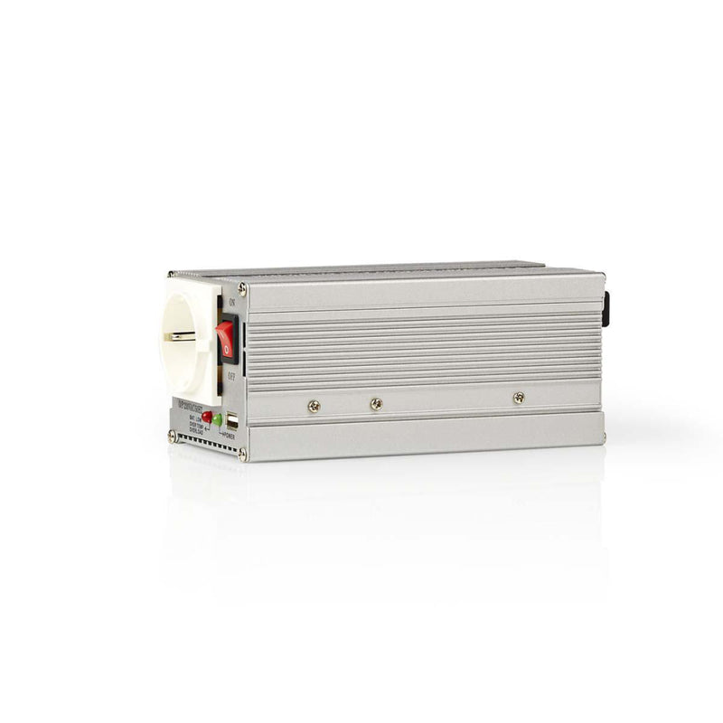 Nedis PIMS30012 Stroomomvormer Gemodificeerde Sinusgolf 12 V Dc - 230 V Ac 300 W 1x Schuko / 1x Usb