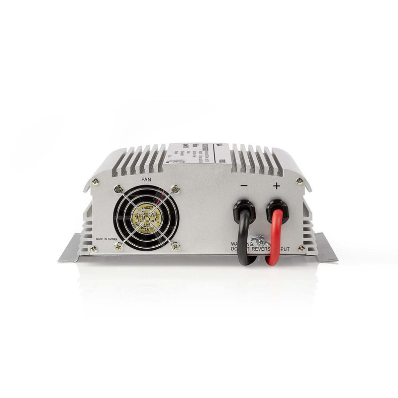 Nedis PIMS1000W12 Stroomomvormer Gemodificeerde Sinusgolf 12 V Dc - 230 V Ac 1000 W 2x Schuko-uitga