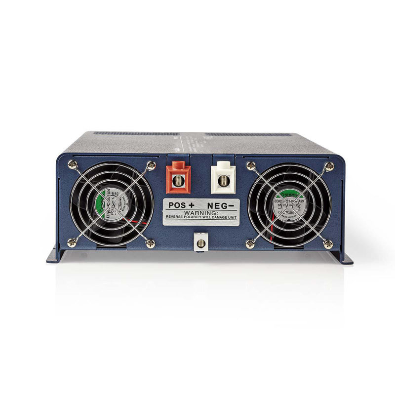 Nedis PIPS200012 Stroomomvormer Zuivere Sinusgolf 12 V Dc - 230 V Ac 2000 W 2x Schuko-uitgang