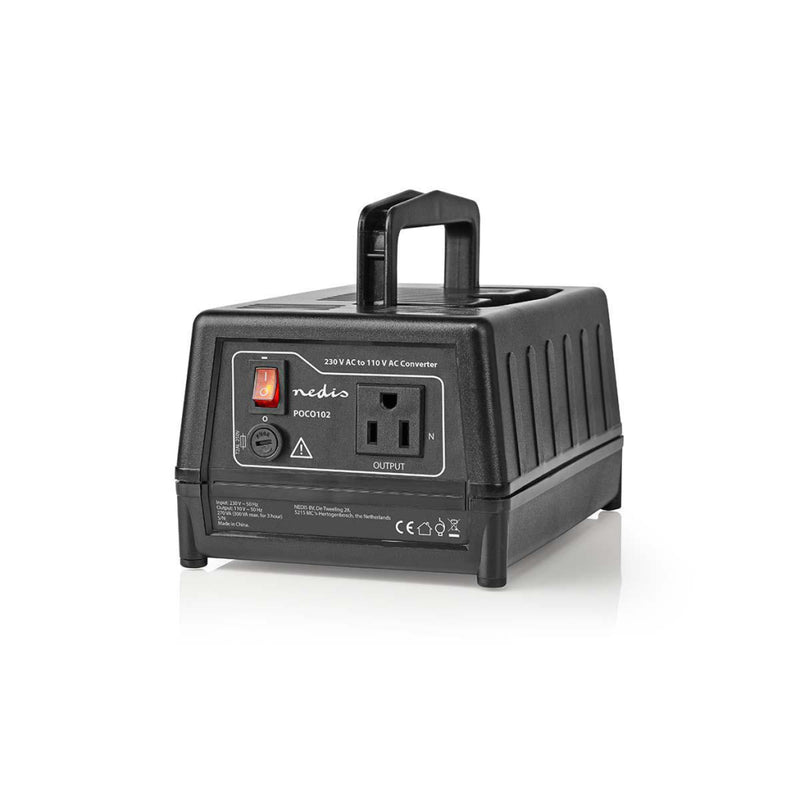 Nedis POCO102 Stroomomvormer 230 V Ac - 110v Ac 300 W Earthed Usa-uitgang