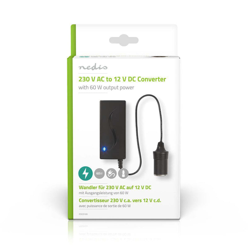 Nedis POCO100 Spanningsomvormer - 12 Vdc 5.0 A