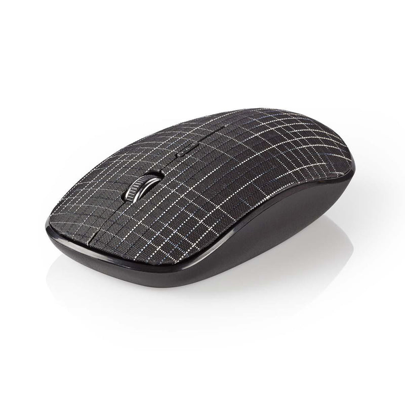 Nedis MSWS500BK Draadloze Muis 1600 Dpi 3-knops Zwart