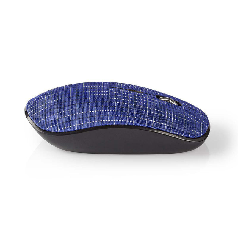 Nedis MSWS500BU Draadloze Muis 1600 Dpi 3-knops Blauw