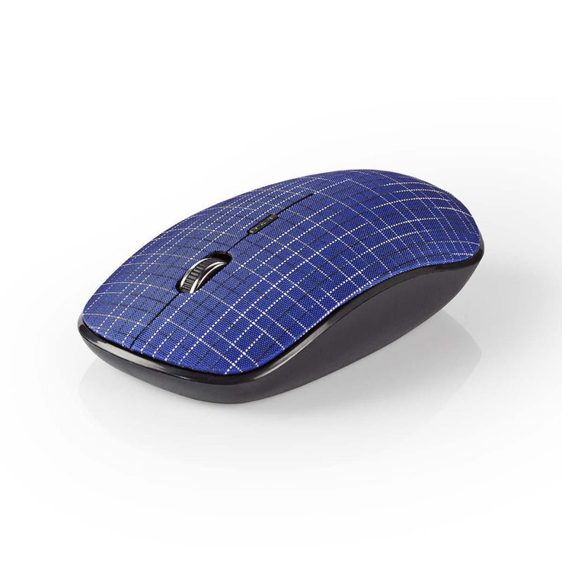 Nedis MSWS500BU Draadloze Muis 1600 Dpi 3-knops Blauw